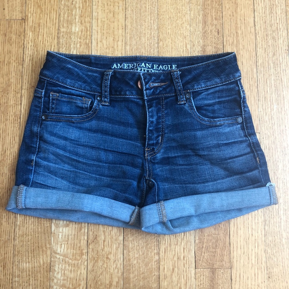 Dark Wash Jean Shorts!